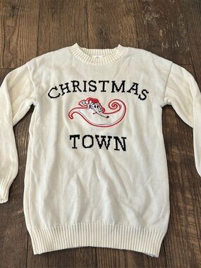 Disney Nightmare Before Christmas Town Zero Ghost Dog Sweater - Kids Medium